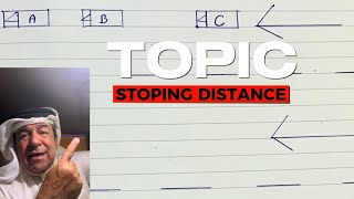 Stoping Distance . | DrivingSkills | | Tips | | ALKHJA612 | |DrivingInstructor | |Bahrain |