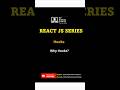 Why Hooks? | React JS | ☝️ Full Video #reactjs #shorts