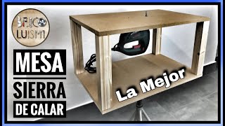 INCREÍBLE GUÍA mesa para nuestra SIERRA DE CALAR,caladora/Homemade jigsaw table machine