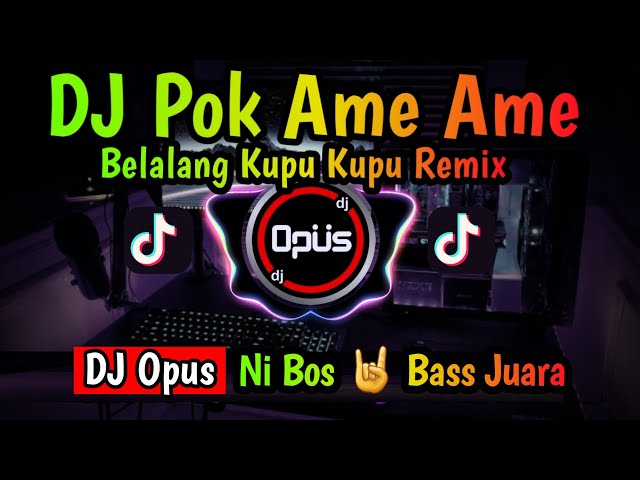 DJ POK AME AME BELALANG KUPU KUPU REMIX FULL BASS ♫ LAGU DJ TERBARU REMIX ORIGINAL 2022 class=