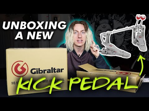 UNBOXING A NEW DOUBLE KICK PEDAL! (Gibralter Direct Drive)