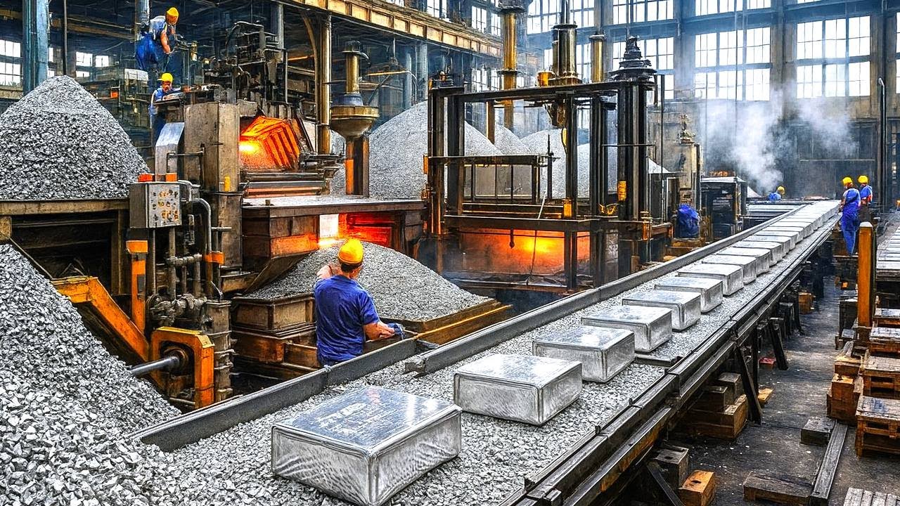 JAK WYDOBYWA SIĘ SREBRO Z ZIEMI | TAK PRODUKUJE SIĘ SREBRNE SŁUPEK🥈