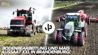 Maisaussaat bei 5000 Hektar Betrieb! Fendt und Quadrac || JP Agrar