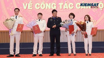 VKSND tối cao công bố và trao quyết định điều động, bổ nhiệm chức vụ lãnh đạo cấp Vụ