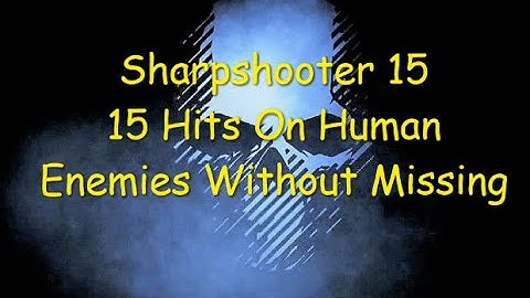 Ghost Recon Breakpoint : Sharpshooter Rank 15 : 15 Hits On Human Enemies Without Missing