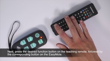How to program the EasyMote TV Remote by Continu.us