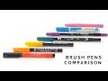 the best brush pens 🎨 brush pen comparison test