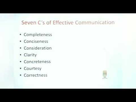 Effective Communication 7'c of Communication (part 3) UGC NET - YouTube