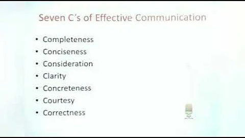 Effective Communication 7'c of Communication (part 3) UGC NET