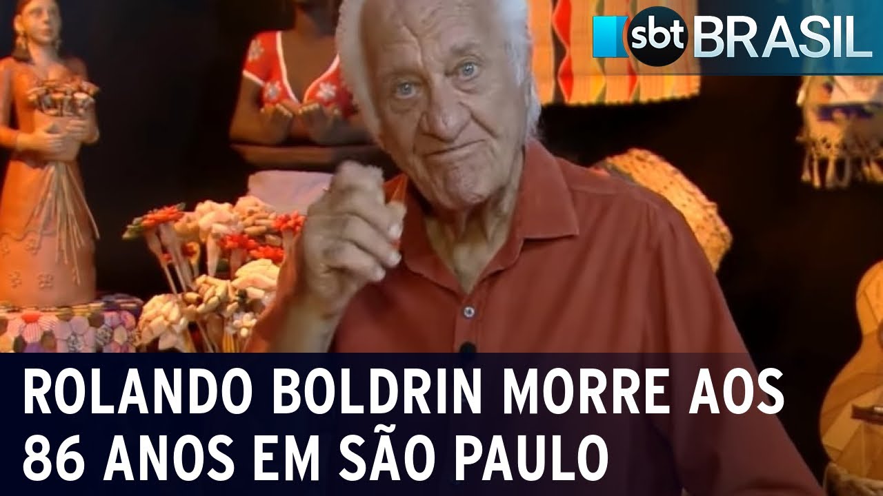 Rolando Boldrin morre aos 86 anos em São Paulo | SBT Brasil (09/11/22)