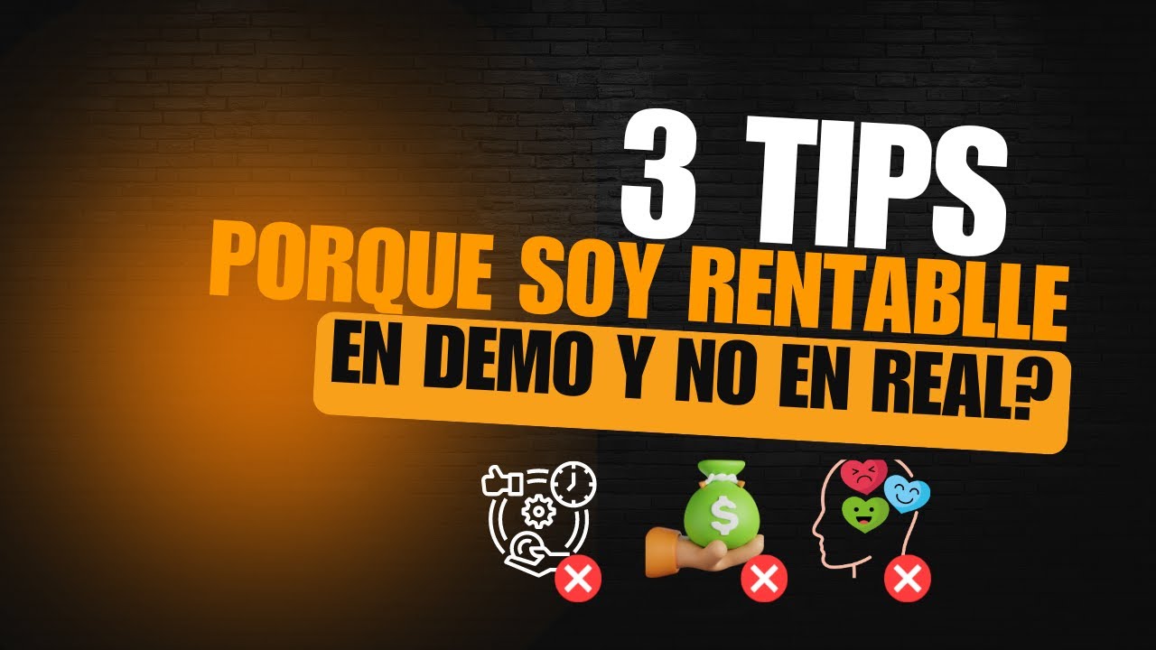 !3 TIPS PORQUE SOY RENTABLE EN DEMO Y NO EN REAL? #indicador #free # ...