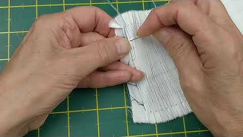 How to smock a 7 step wave or trellis