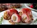 Incredible Stuffed Chicken Thighs Wrapped in Bacon
