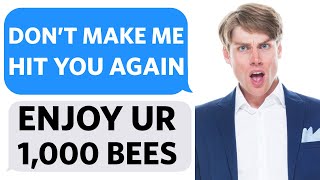 Boyfriend HUMILIATES me at PROM and ATTACKS ME for LEAVING... so I unleashed 1000 BEES ON HIM