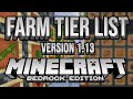 All Minecraft Bedrock Farms In-Depth Tier List (1.13.1)