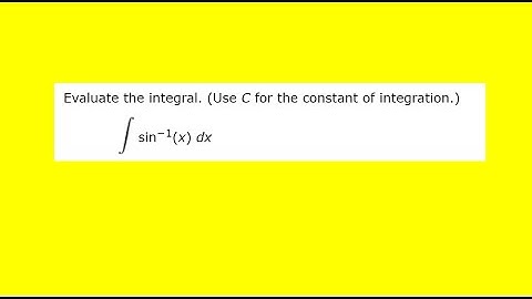 Evaluate the integral. (Use C for the constant of integration.)