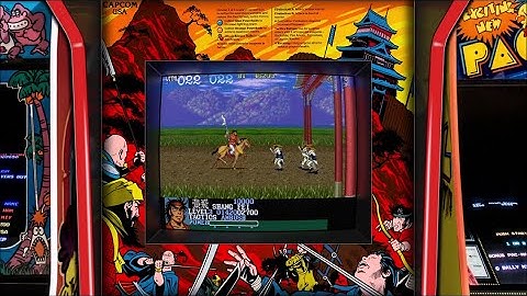 Dynasty Wars, Realistic Arcade Bezel using The Mega Bezel Shader