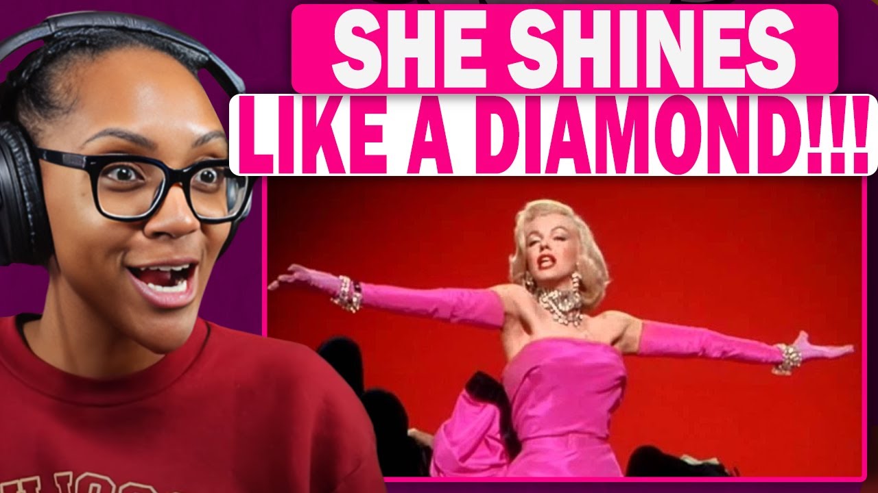 SHE'S STUNNING! | Marilyn Monroe sings Diamonds Are A Girls Best Friend - REACTION
