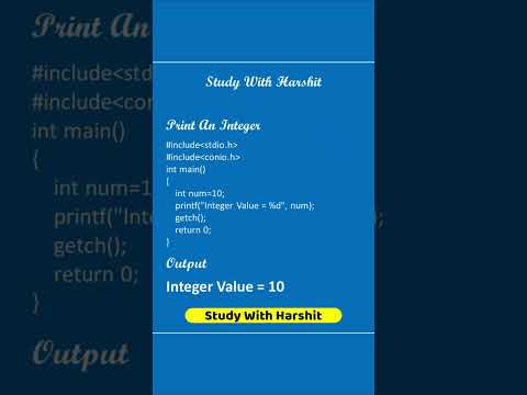 Print An Integer