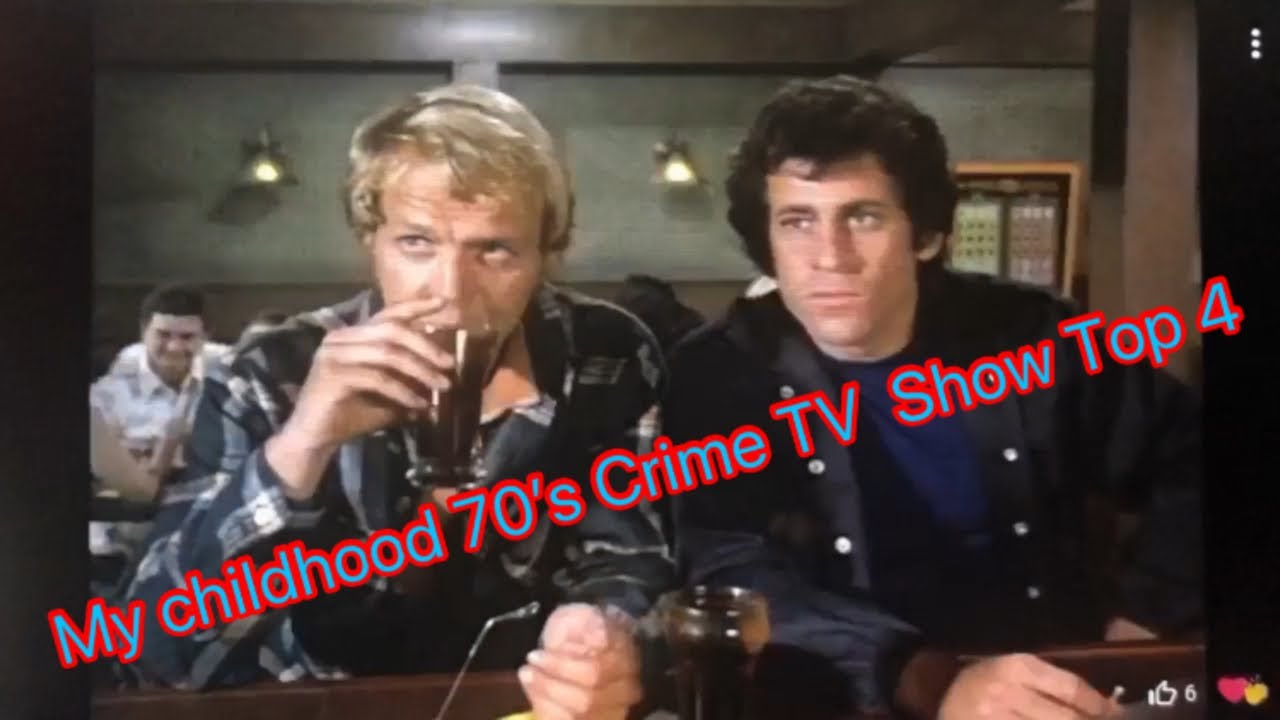 My childhood 70's crime show Top 4 tv 📺shows Countdown.