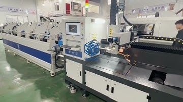 [SteviS Laser] New designed automatic fast laser tube cutting machine, ready to ship to Mexico