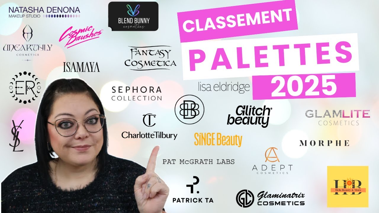 Je classe 47 palettes testées en 2025