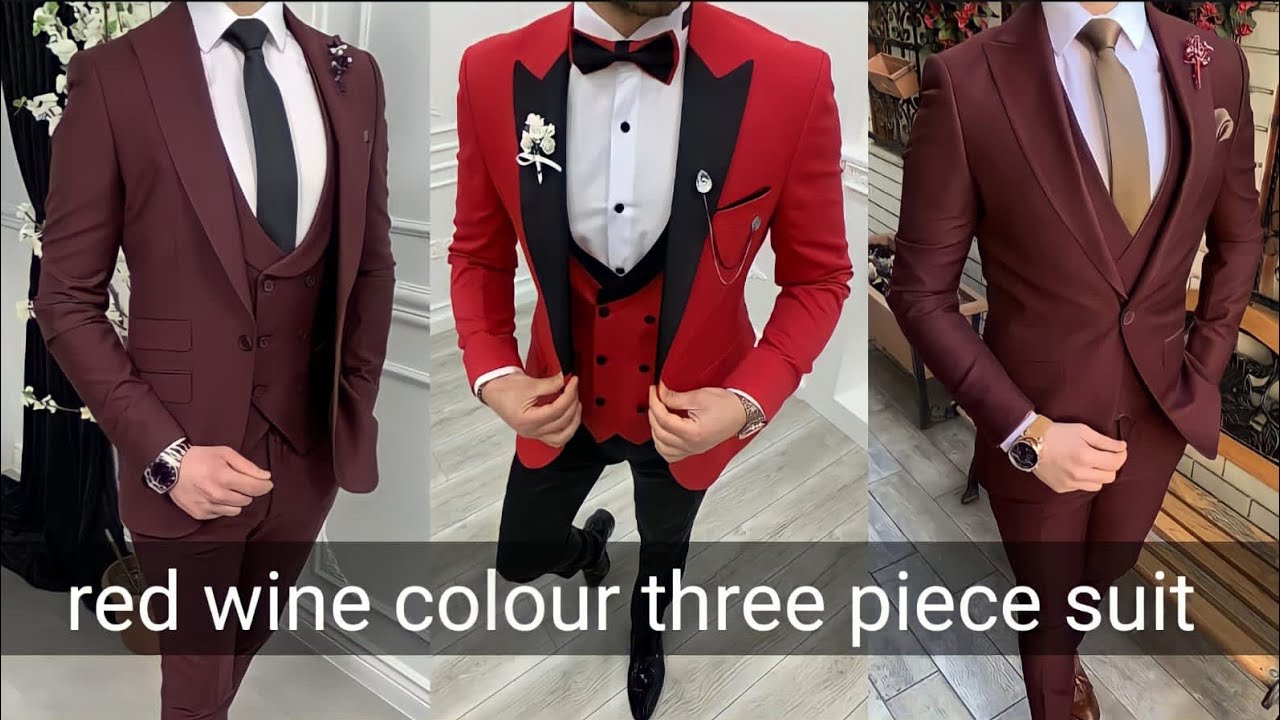 Bright Red Suit Fabric - Design Your Custom Tailored Suits Online