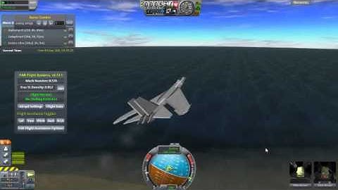 KSP Variable Geometry Wing Flight Test Failure