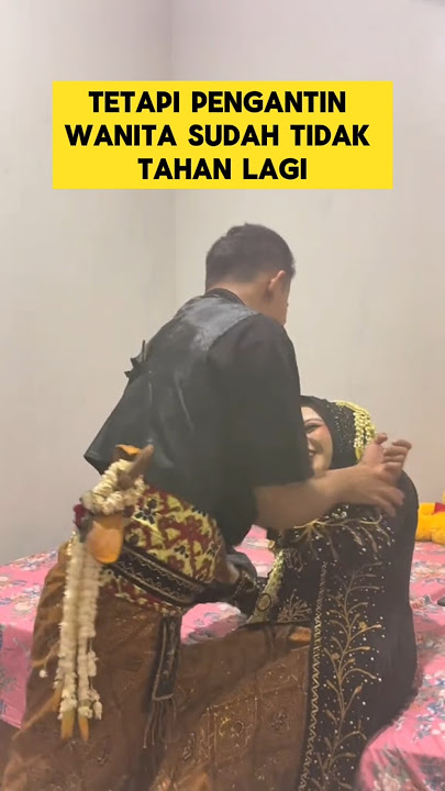 momen lucu ketika pengantin pria sudah tidak tahan lagi ‼️‼️ #ngakak #lucu #pengantinviral #kocak
