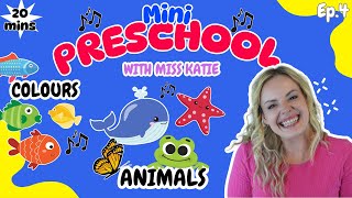 Preschool Learning For Toddlers Learn Animals, Movements, Colours & Songs English Educational Videos