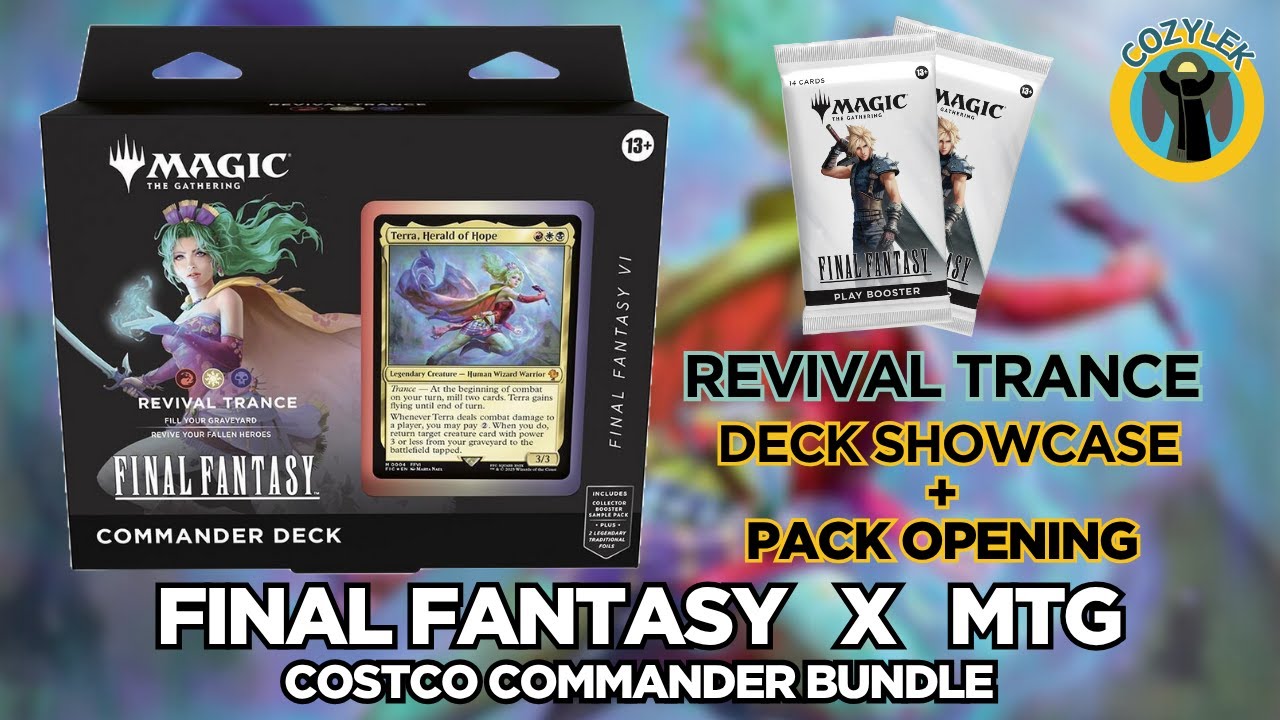 mtg costco final fantasy Magic the Gathering Commander Decks at Temporal Threat Magic: The Gathering - Final