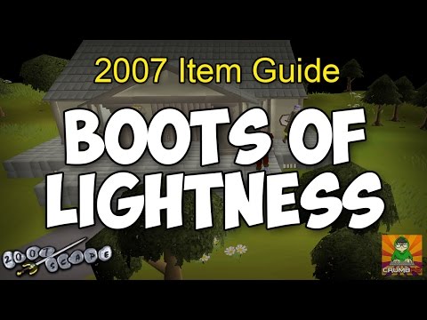 Mandag svælg Poleret Runescape 2007 How to get Boots of Lightness - YouTube