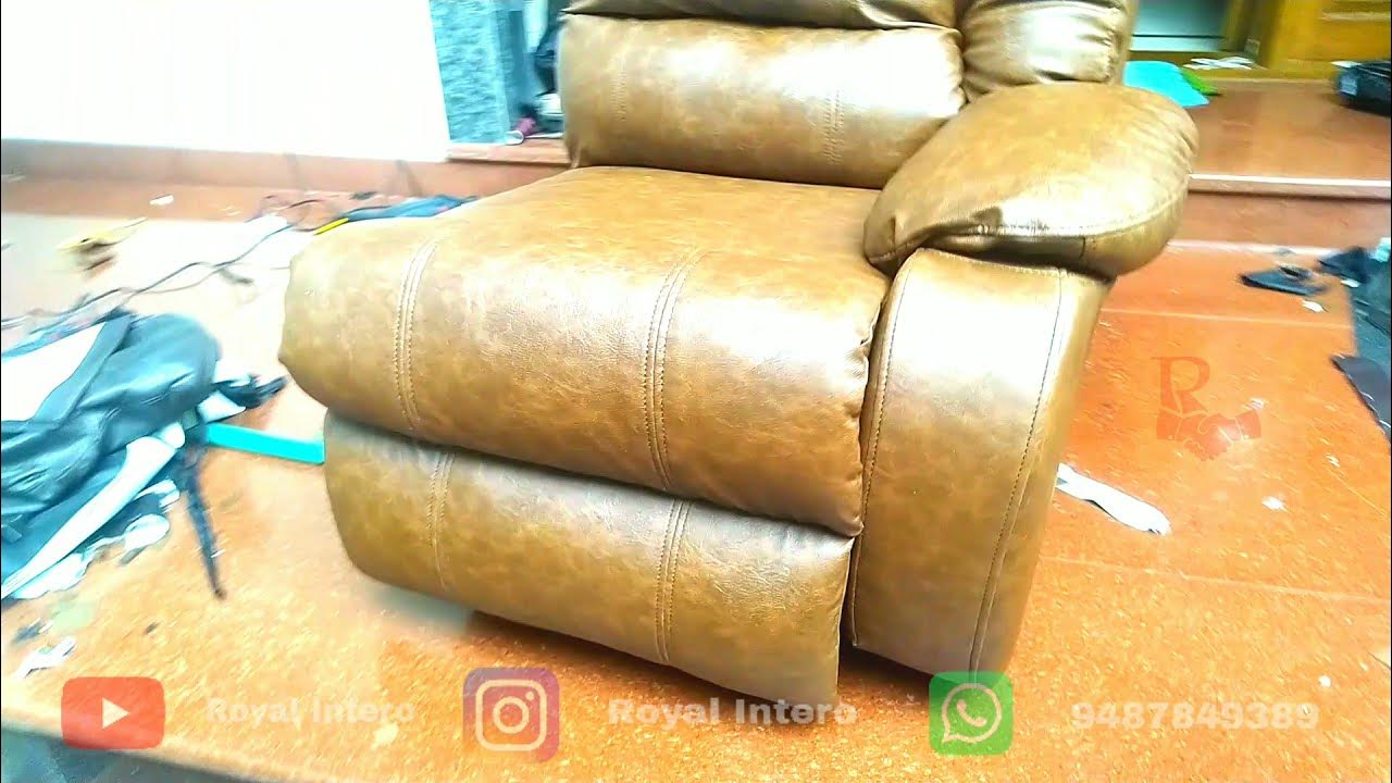 Recliner sofa fabric change YouTube