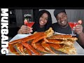 KING CRAB SEAFOOD BOIL MUKBANG | SNOW CRAB LEGS w/ baby bro