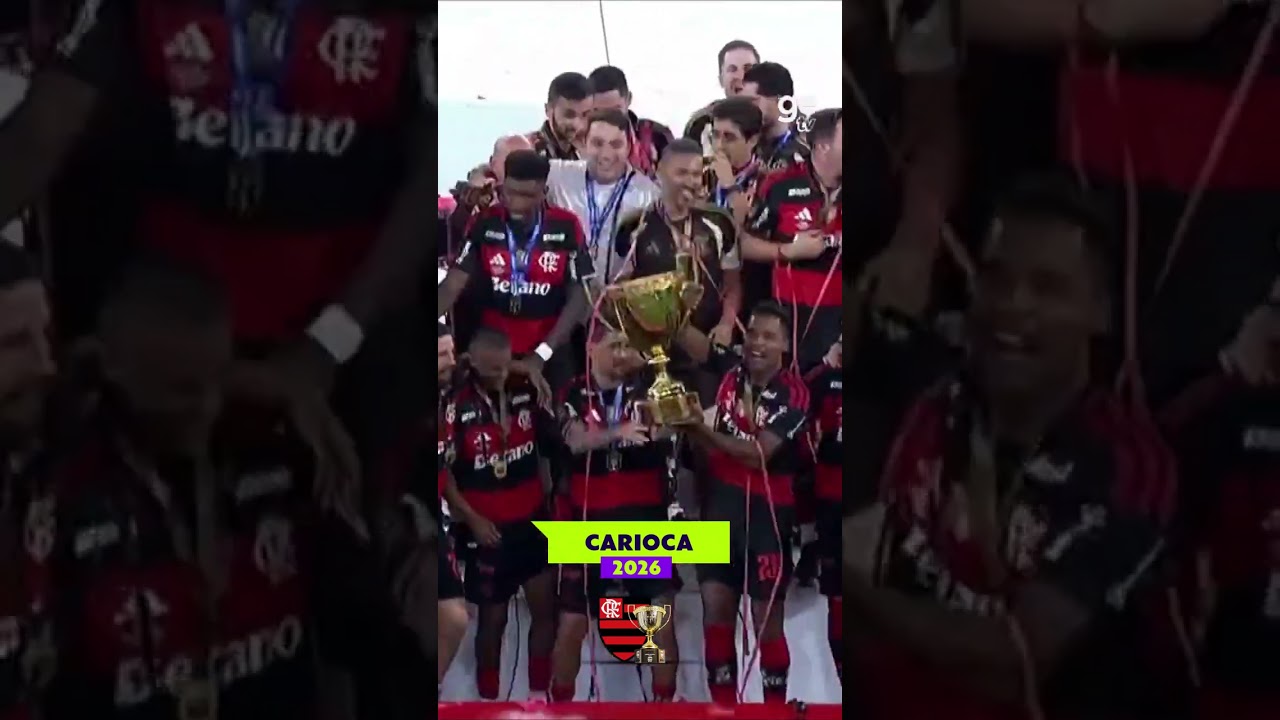 🏆 🔴⚫O FLAMENGO É CAMPEÃO CARIOCA DE 2026!! | #shorts | ge tv