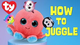Beanie Boos Learn to Juggle with Ty Beanie Balls