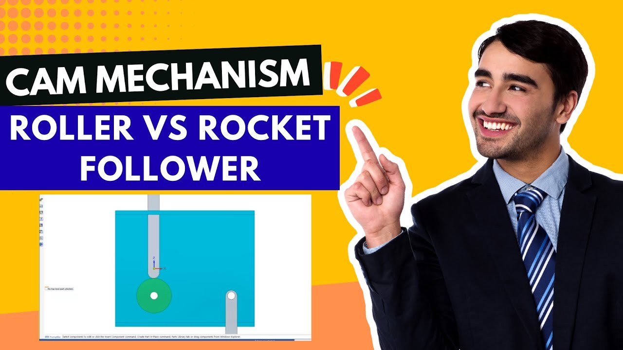 Cam Mechanism Tutorial | Roller Follower vs Rocket | Part 02