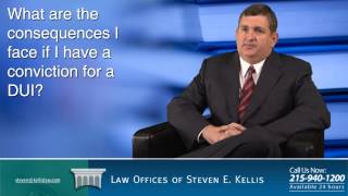 What are the consequences I face if I have a conviction for a DUI?