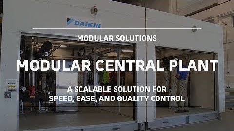 Daikin Modular Central Plants Installation