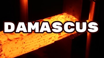 Making Random Pattern Damascus ~Forge press~