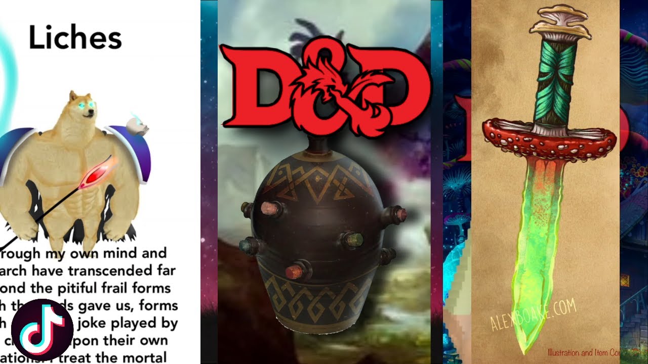 DnD Tik Tok Compilation about Homebrew Magic Items - YouTube