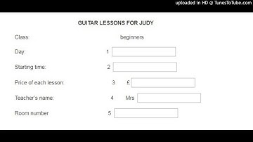 Luyện thi tiếng anh A2(KET) Listening part 3 - Test 11/24