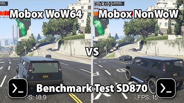 Mobox WoW64 vs NonWoW | GTA V Test | SD870