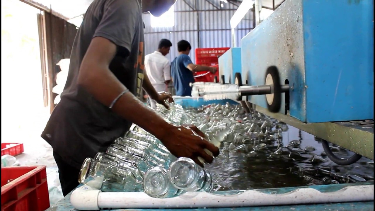 Glass bottle washing machineAkshay industries YouTube