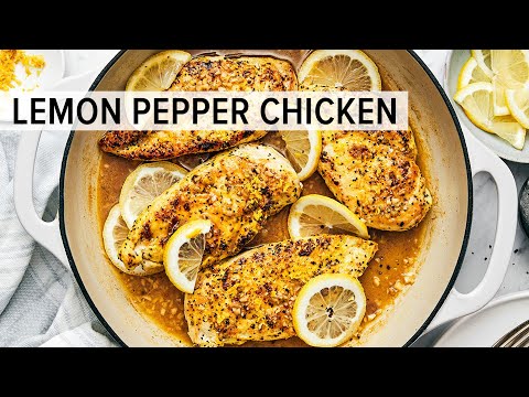 LEMON PEPPER CHICKEN  The Easiest 15-Minute Dinner Recipe!