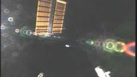 Space Station Solar Array Deployment