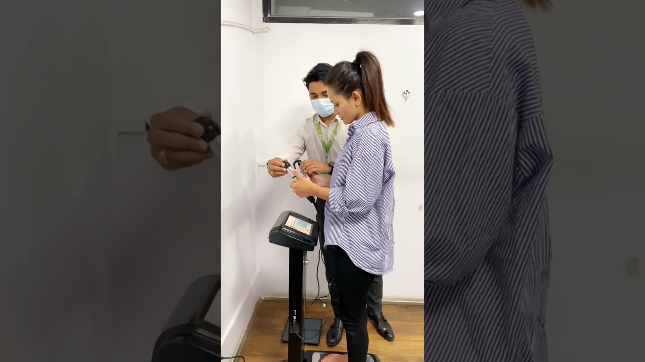 Full Body analysis for BMI, Weight management, fat mass, muscle mass and water weight.