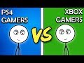 PS4 Gamers VS Xbox One Gamers - YouTube