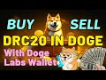 Buy  sell drc20 tokens using doge labs wallet for beginners