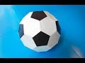 Настоящий Футбольный мяч из бумаги (Mark Leonard), A real soccer ball made of paper